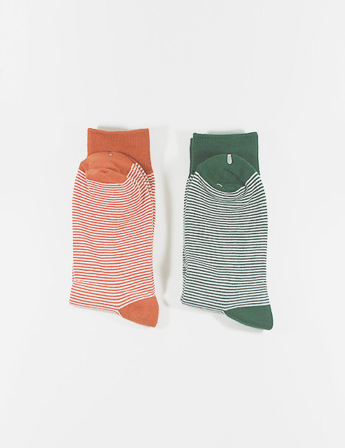 2color stripe socks (투칼라 스트라이프 패션양말)
