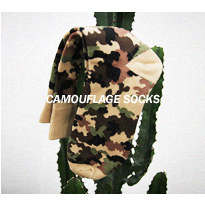 camouflage socks